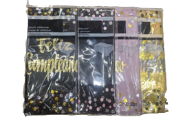 MANTELES ESTAMPADO FELIZ CUMPLEAÑOS