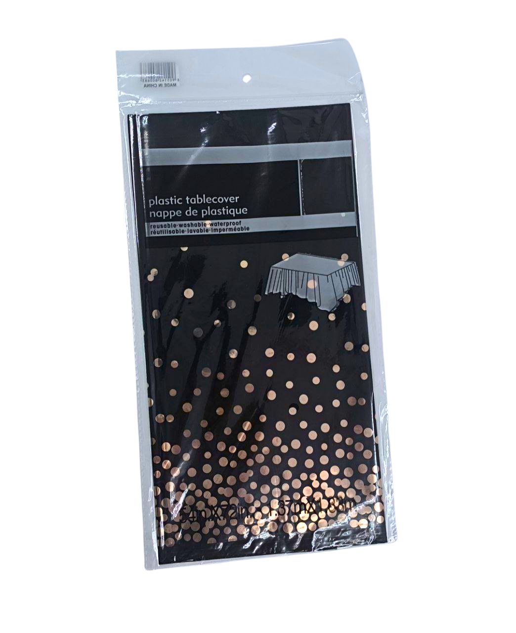 MANTEL ESTAMPADO CON PUNTOS