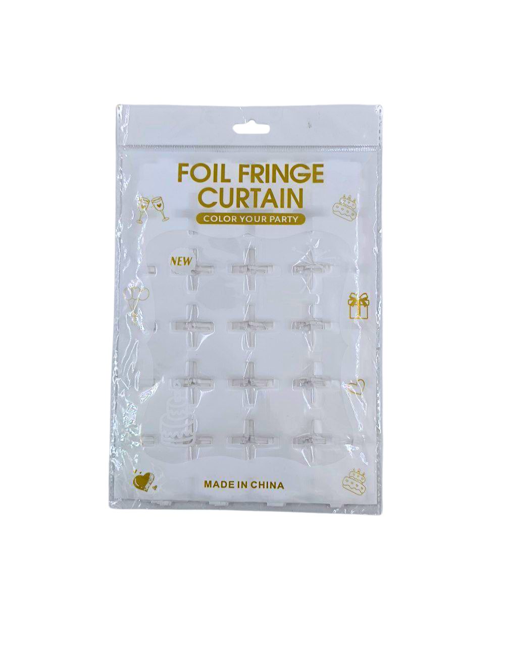 CORTINA GEOMETRICA METALIZADA