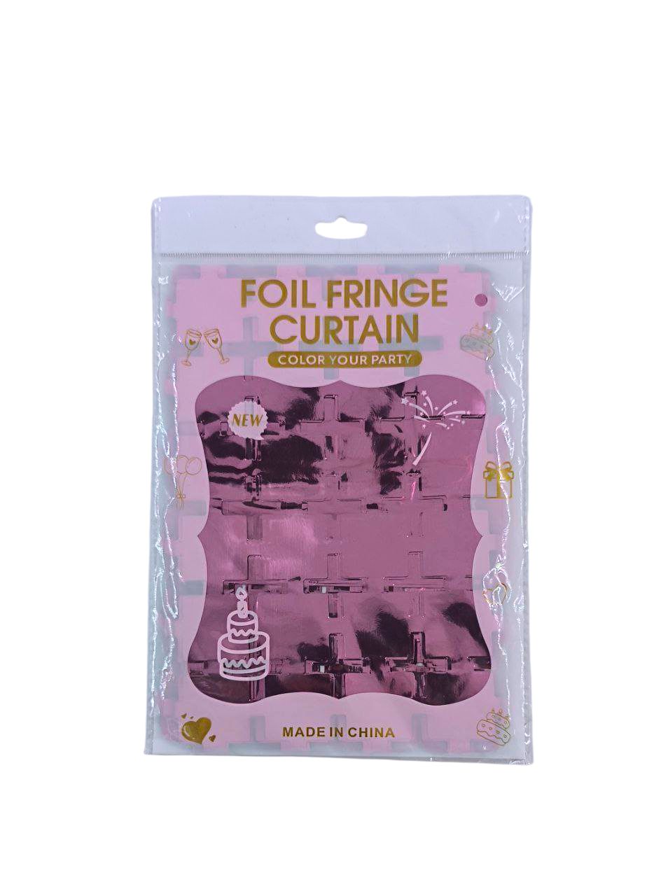 CORTINA GEOMETRICA METALIZADA