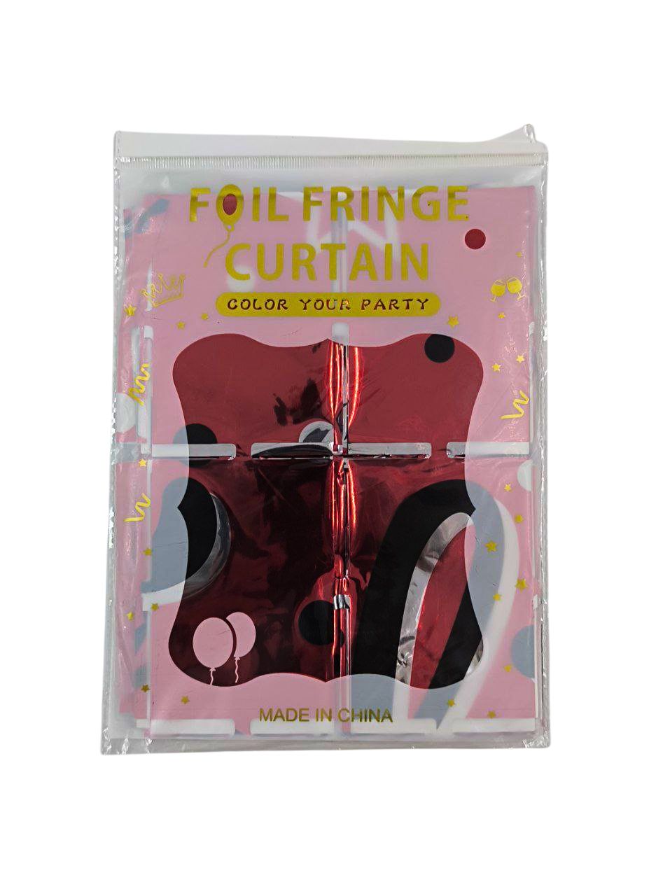 CORTINA GEOMETRICA METALIZADA