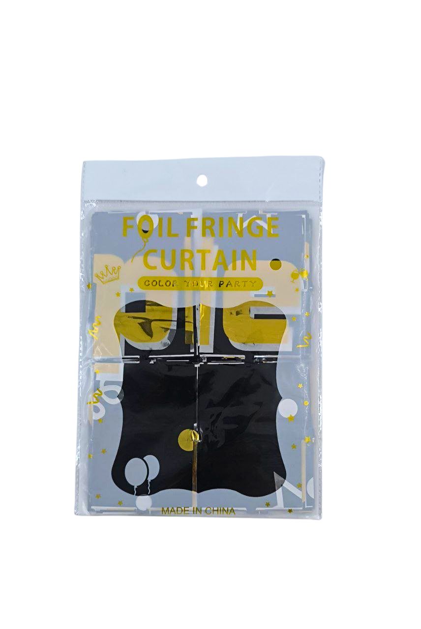 CORTINA GEOMETRICA METALIZADA