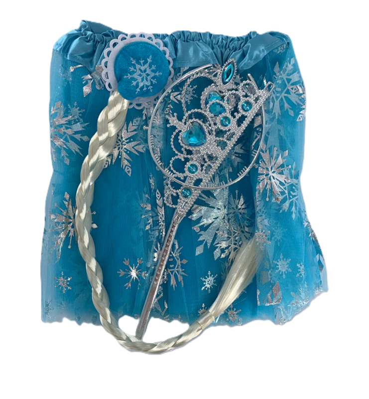 TUTU FROZEN CON CABELLO/ CINTILLO/ CETRO