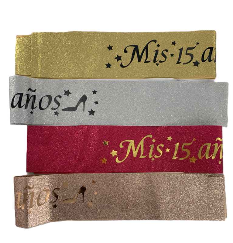 BANDA MIS 15 ANOS ESCARCHADA