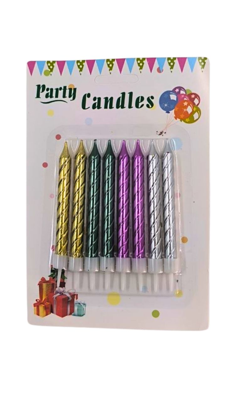 VELAS DE HAPPY BRITHDAY CLASICAS 8PZ