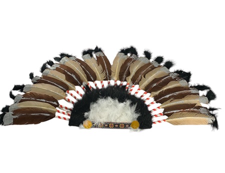 PENACHO DE INDIO 70*40 CM MARRON