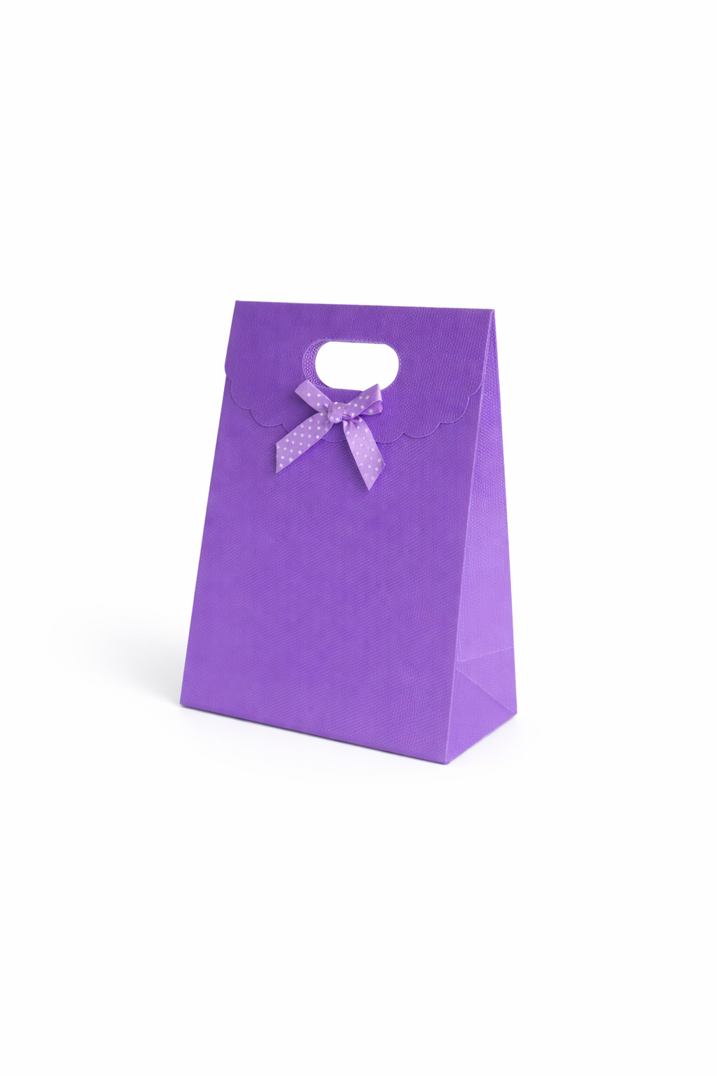 BOLSA DE REGALO UNICOLOR CON LAZO 16.5*12*6