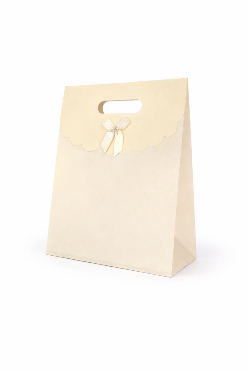 BOLSA DE REGALO UNICOLOR CON LAZO 31*24*12