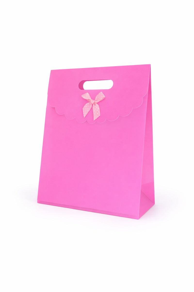 BOLSA DE REGALO UNICOLOR CON LAZO 31*24*12