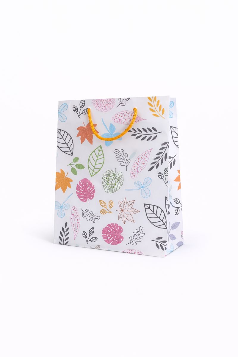 BOLSA DE REGALO FLORES 18*7.5*22