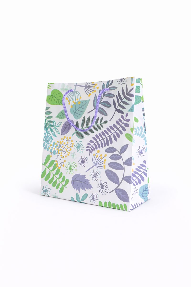 BOLSA DE REGALO FLORES 18*7.5*22