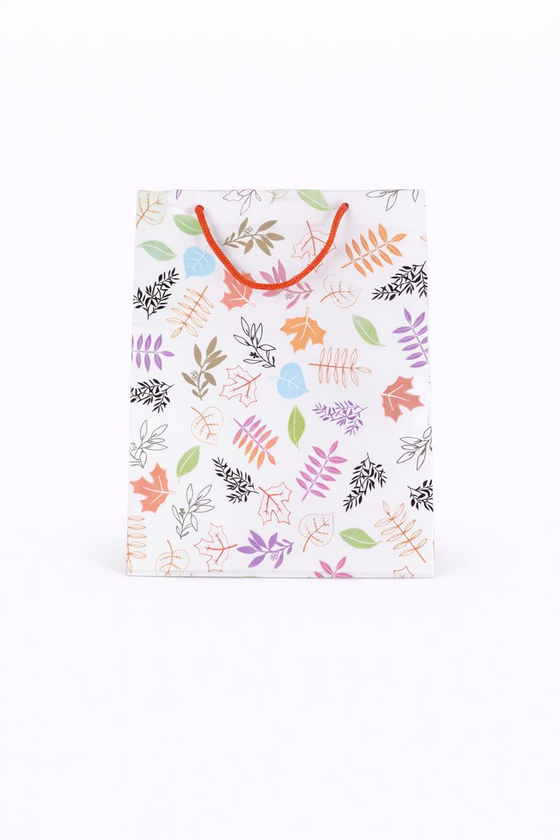 BOLSA DE REGALO FLORES 26*8*34