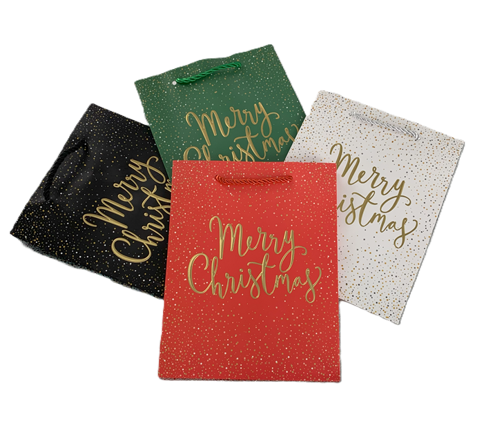 BOLSA  DE REGALO MERRY CHRISTMAS 30*42*12 UNICOLOR