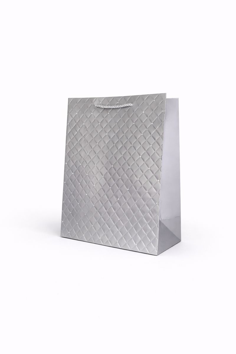 BOLSA DE REGALO TEXTURIZADO CON PUNTOS 26*32*12