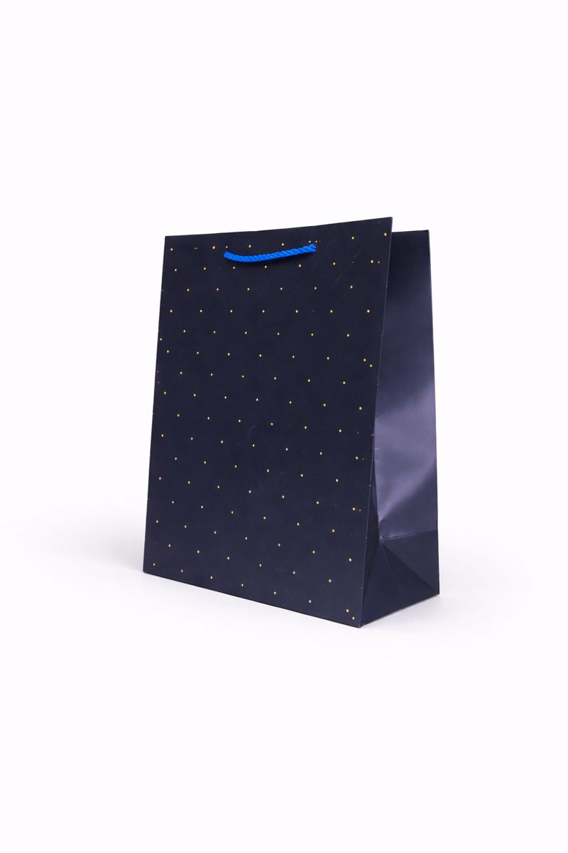 BOLSA DE REGALO TEXTURIZADO CON PUNTOS 26*32*12