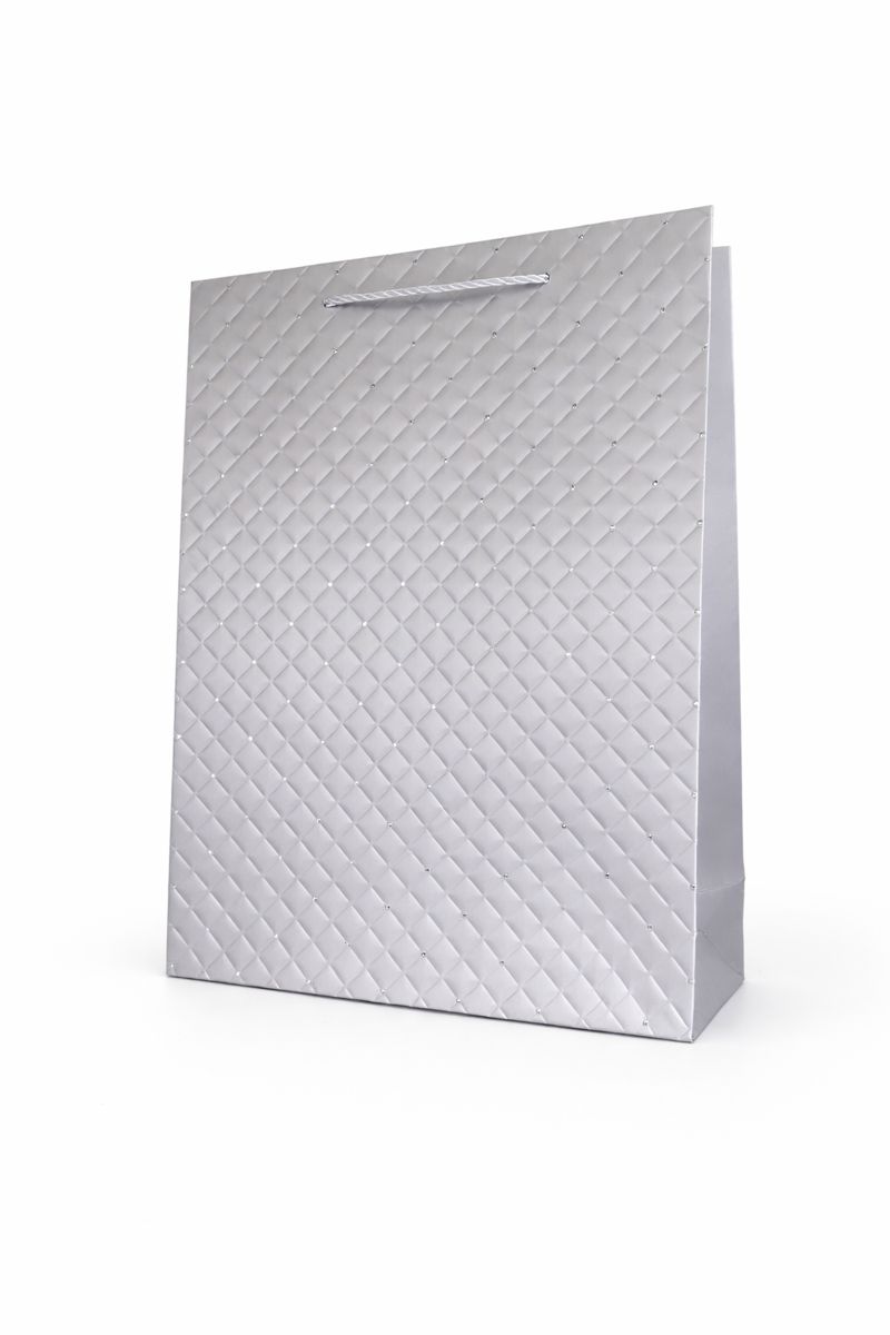 BOLSA DE REGALO TEXTURIZADO CON PUNTOS 30*42*12