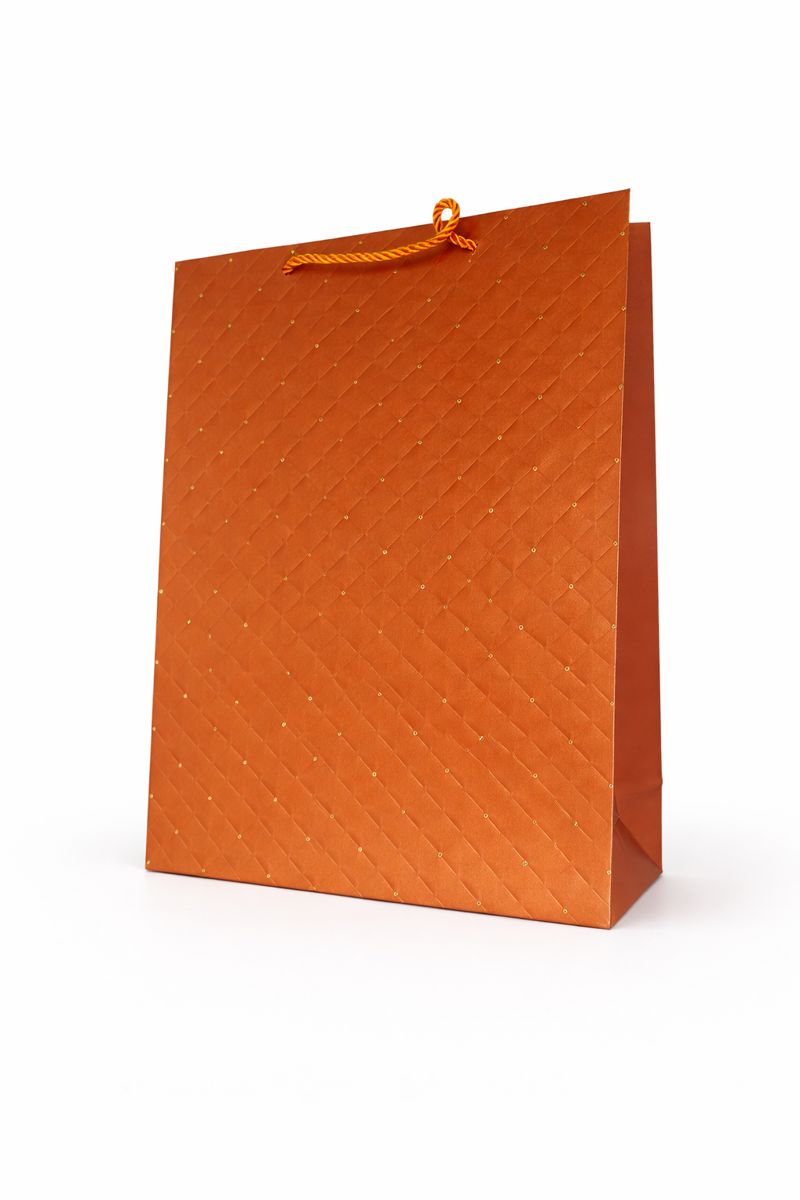 BOLSA DE REGALO TEXTURIZADO CON PUNTOS 30*42*12