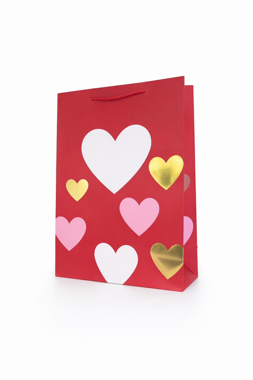 BOLSA DE REGALO CORAZONES 30*42*12