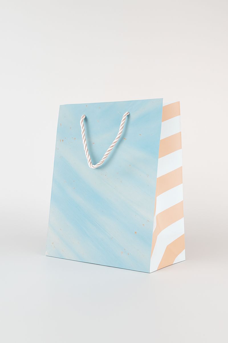 BOLSA DE REGALO MARMOLEADO 18*23*10