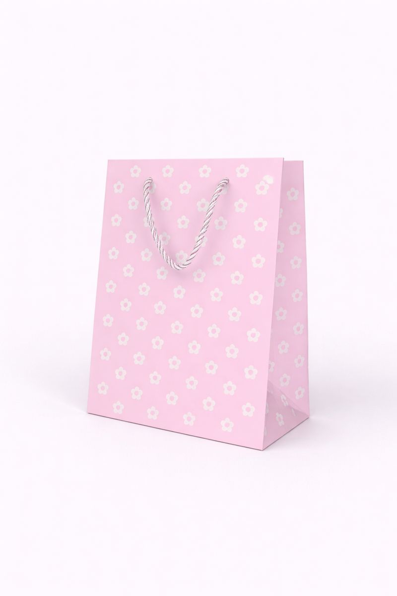 BOLSA DE REGALO TEXTURIZADO FLOR 18*23*12