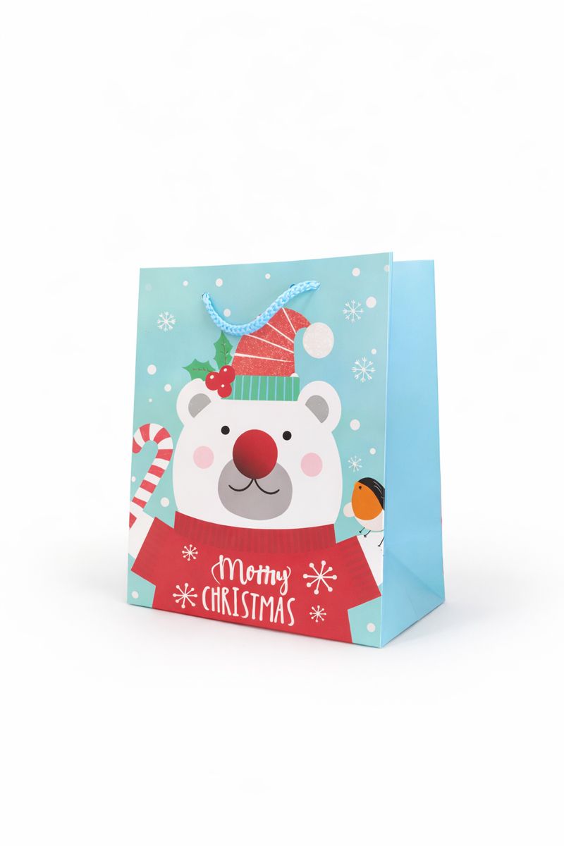 BOLSA DE REGALO NAVIDEÑA SANTA