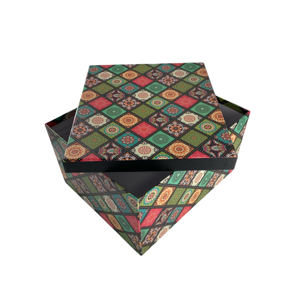 CAJA DE REGALO MANDALA 12*7*7.5 CM