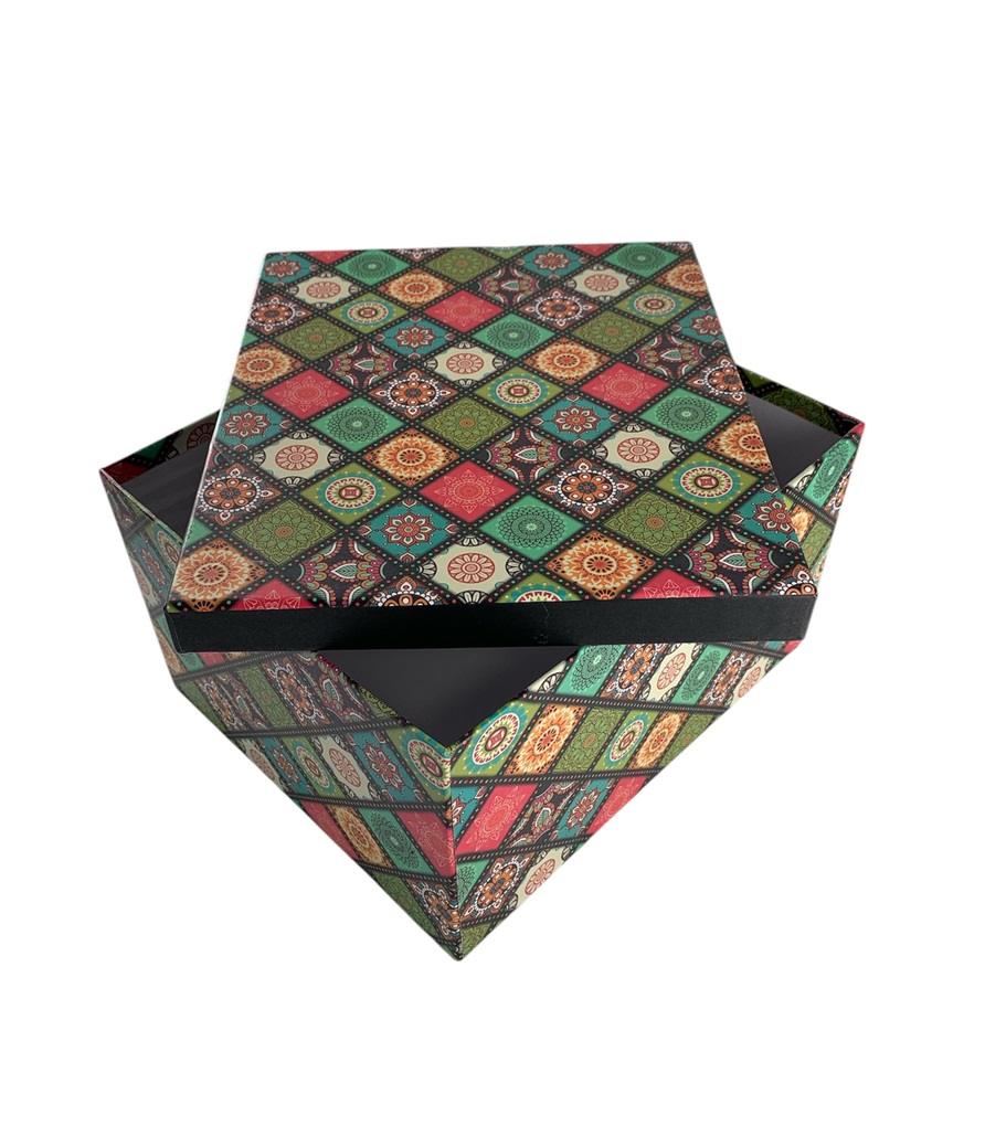 CAJA DE REGALO MANDALA 26*21*14.5 CM
