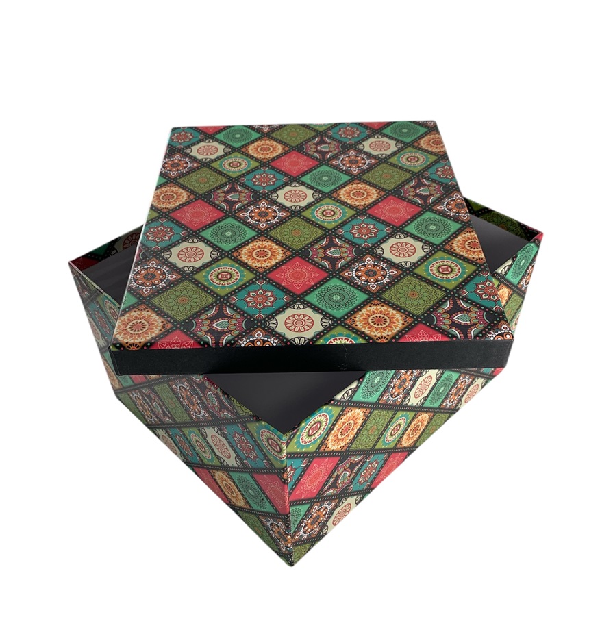 CAJA DE REGALO MANDALA 18*13*10.5 CM