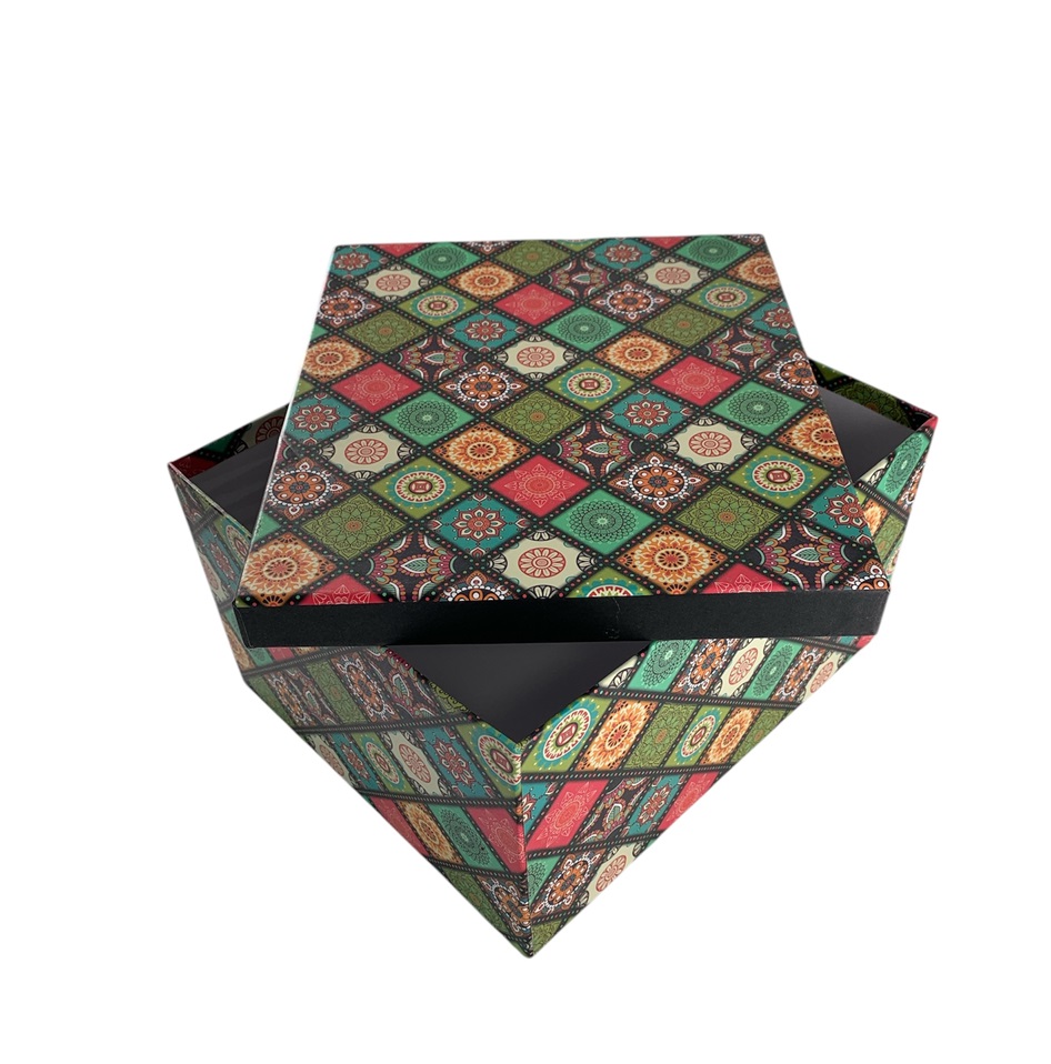 CAJA DE REGALO MANDALA 14*9*8.5 CM
