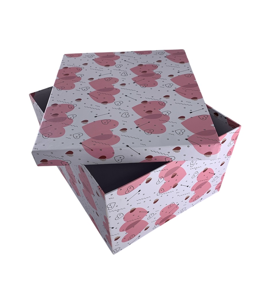 CAJA DE REGALO CORAZON CON FLECHA 26*21*14.5 CM