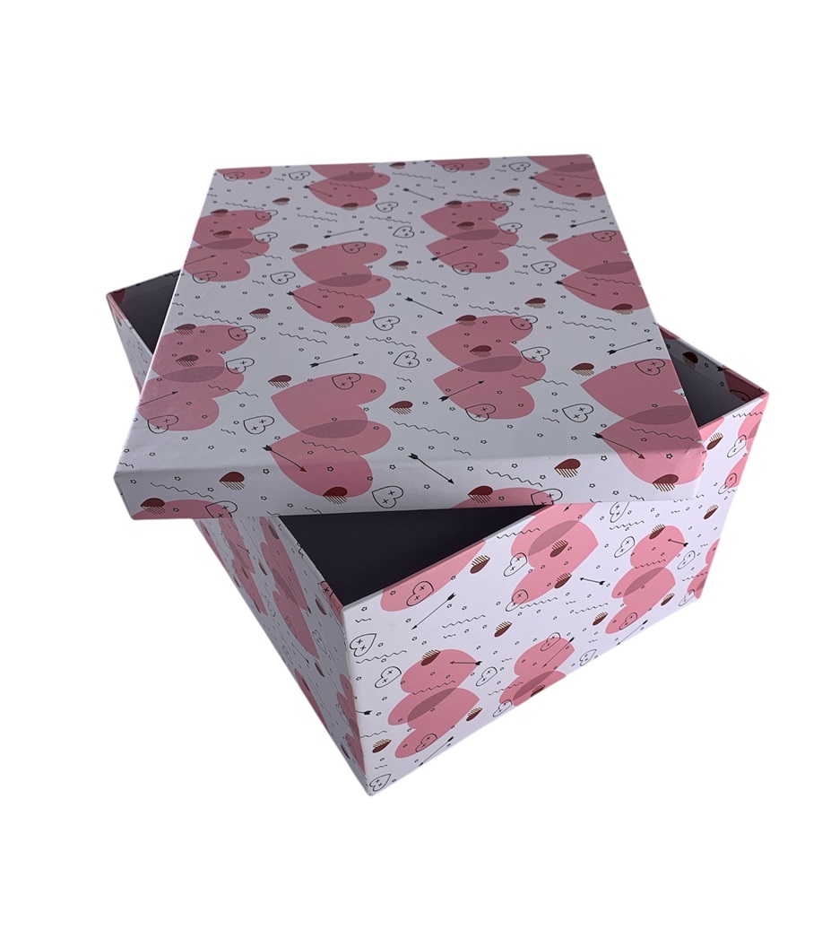 CAJA DE REGALO CORAZON CON FLECHA 22*17*12.5 CM