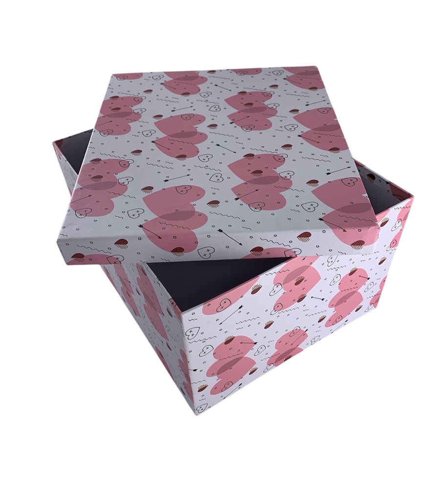 CAJA DE REGALO CORAZON CON FLECHA 18*13*10.5 CM