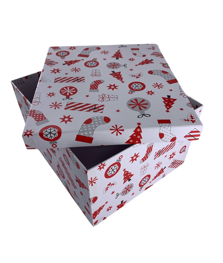 CAJA DE REGALO NAVIDEÑA 24*19*13.5 CM