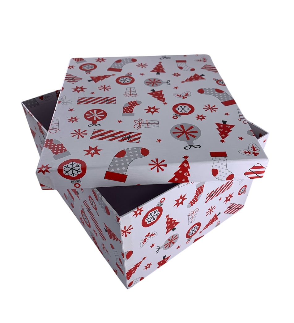 CAJA DE REGALO NAVIDEÑA 18*13*10.5 CM