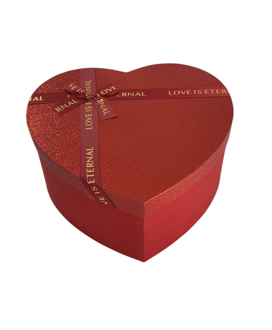 CAJA DE REGALO FORMA DE CORAZON 28*23*15.5 CM