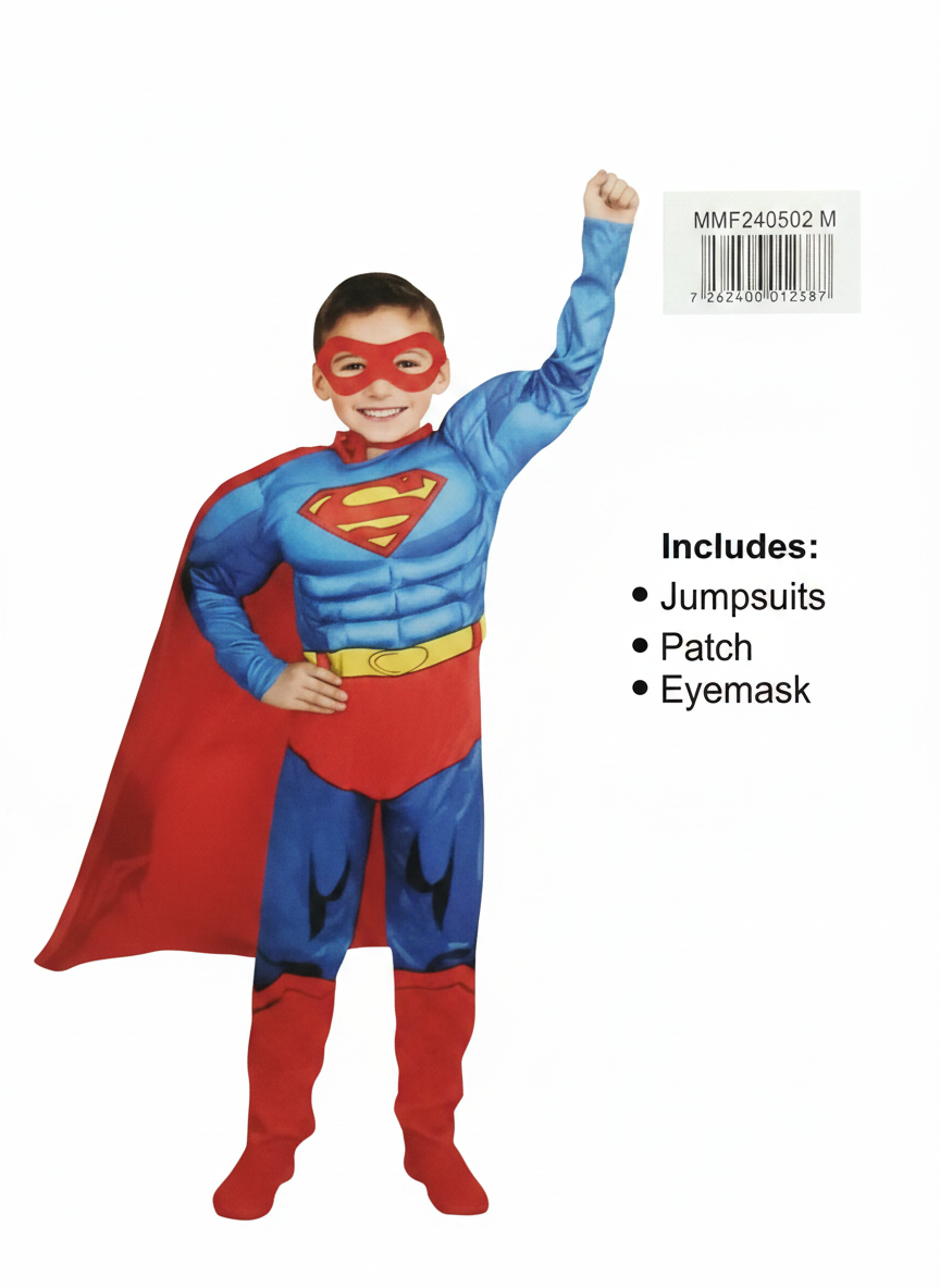DISFRAZ SUPER MAN PREMIUM