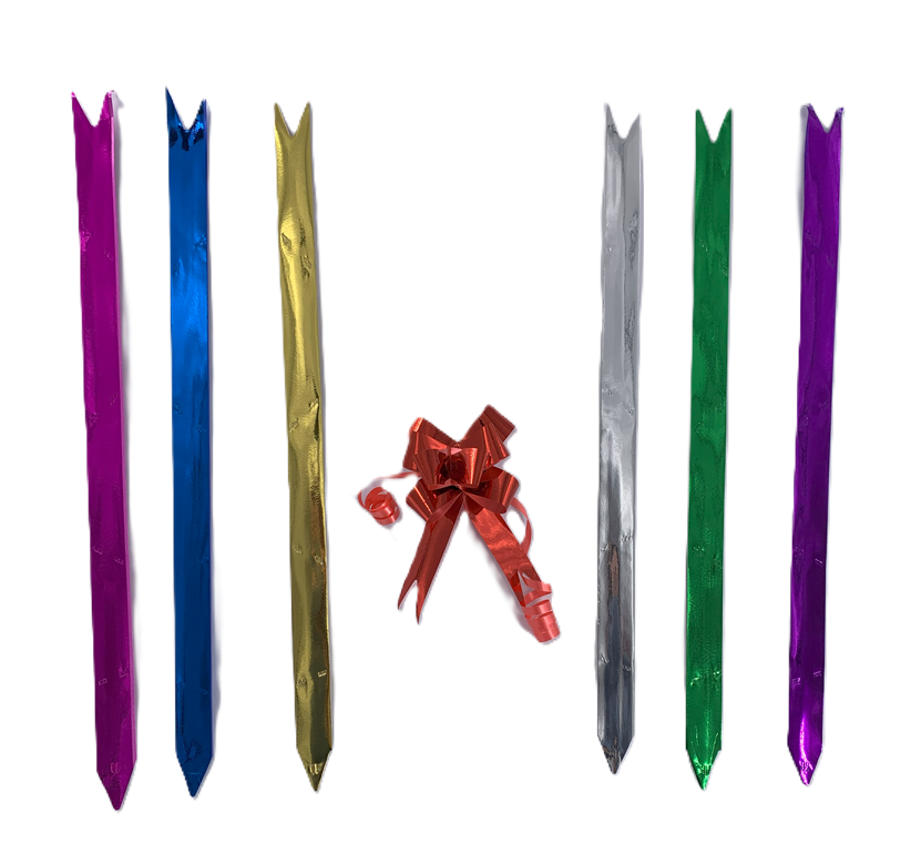 LAZO ARMABLE UNICOLOR METALIZADO "18"