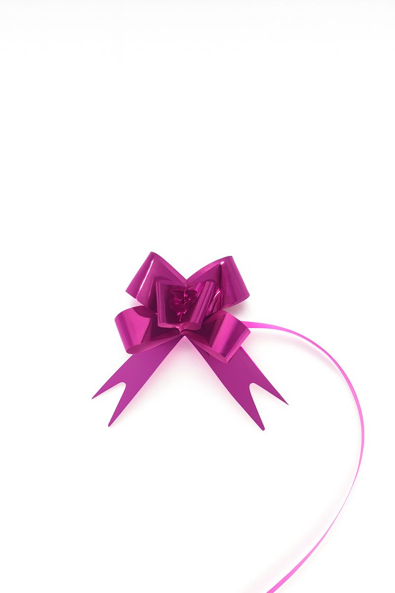 LAZO ARMABLE UNICOLOR METALIZADO "30"