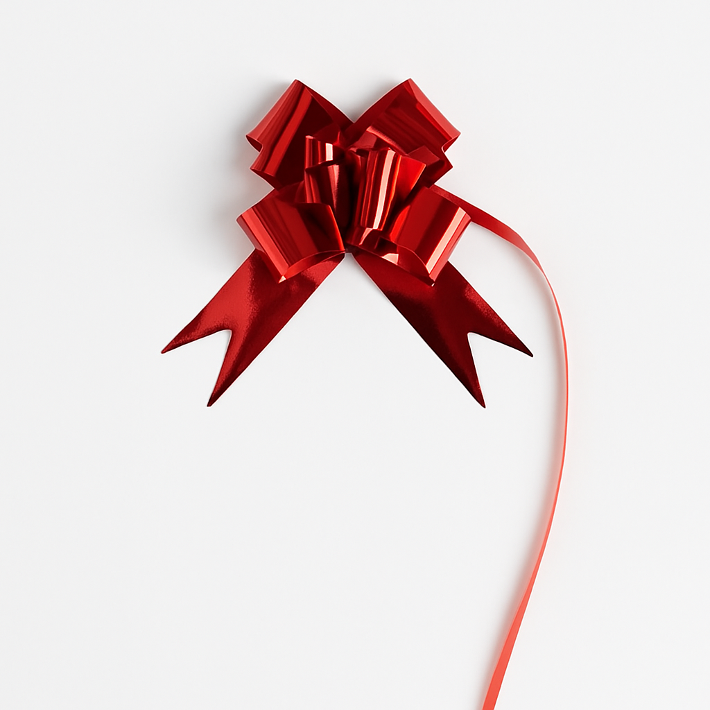 LAZO ARMABLE UNICOLOR METALIZADO "50"