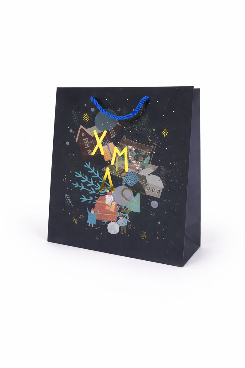 BOLSA DE REGALO MERRY CHRISTMAS 26*32*12