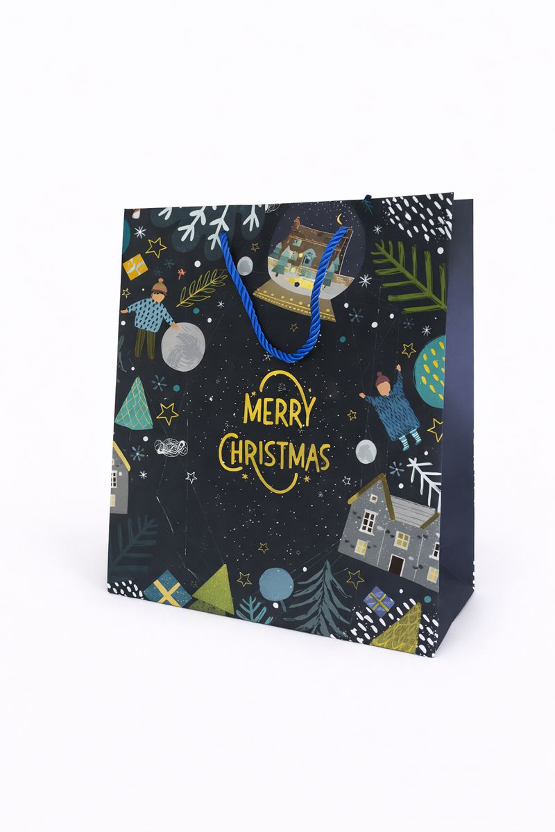 BOLSA DE REGALO MERRY CHRISTMAS 26*32*12