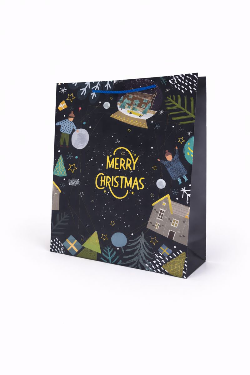 BOLSA DE REGALO MERRY CHRISTMAS 30*42*12