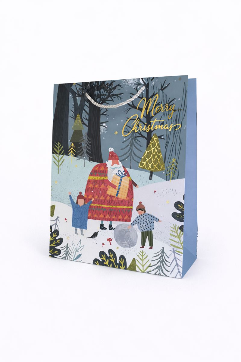 BOLSA DE REGALO MERRY CHRISTMAS 30*42*12