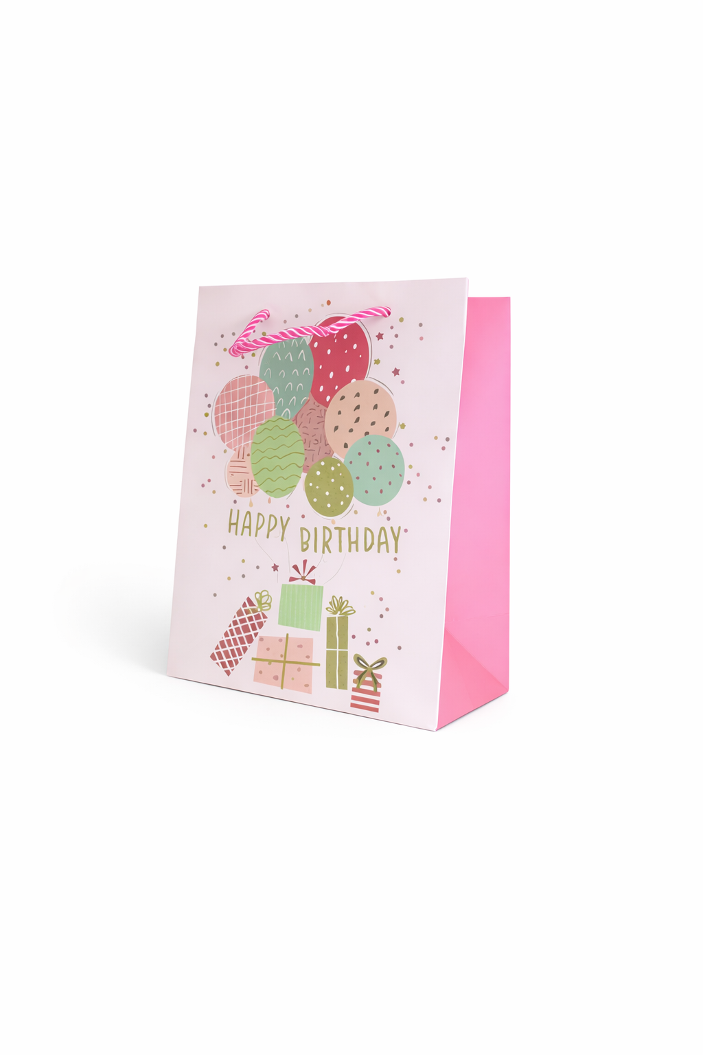 BOLSA DE REGALO HAPPY BIRTHDAY GLOBOS 18*23*11