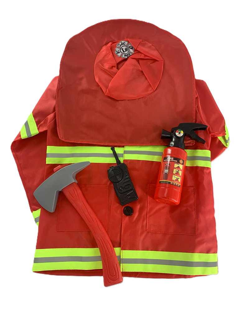 DISFRAZ BOMBERO NIÑO T S