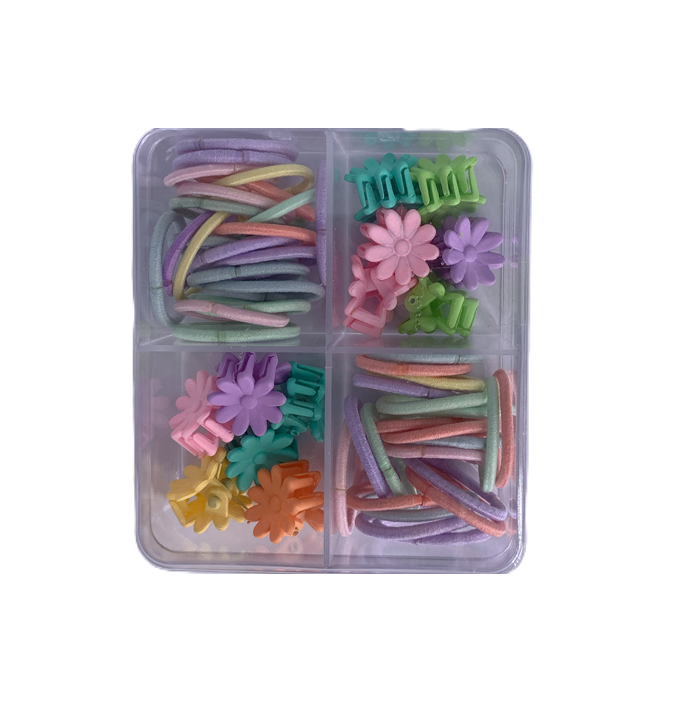 SET DE LIGAS Y CANCHITO DE FLOR