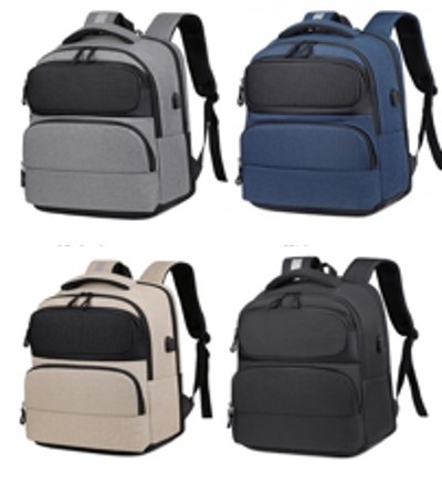 BOLSO UNICOLOR 46*32*20 CM CON PUERTO USB