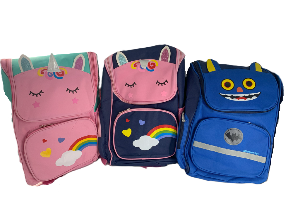 BOLSO ESCOLAR CON CARITA 41*30*16 CM