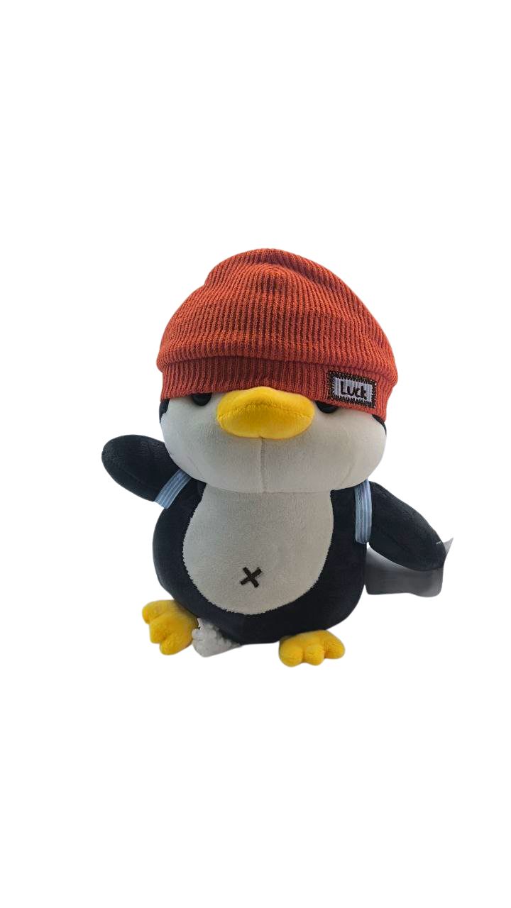 PELUCHE PINGUINO CON GORRO