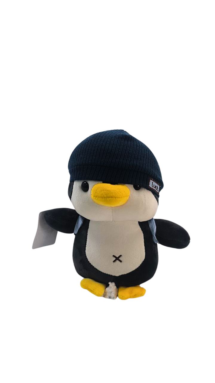 PELUCHE PINGUINO CON GORRO